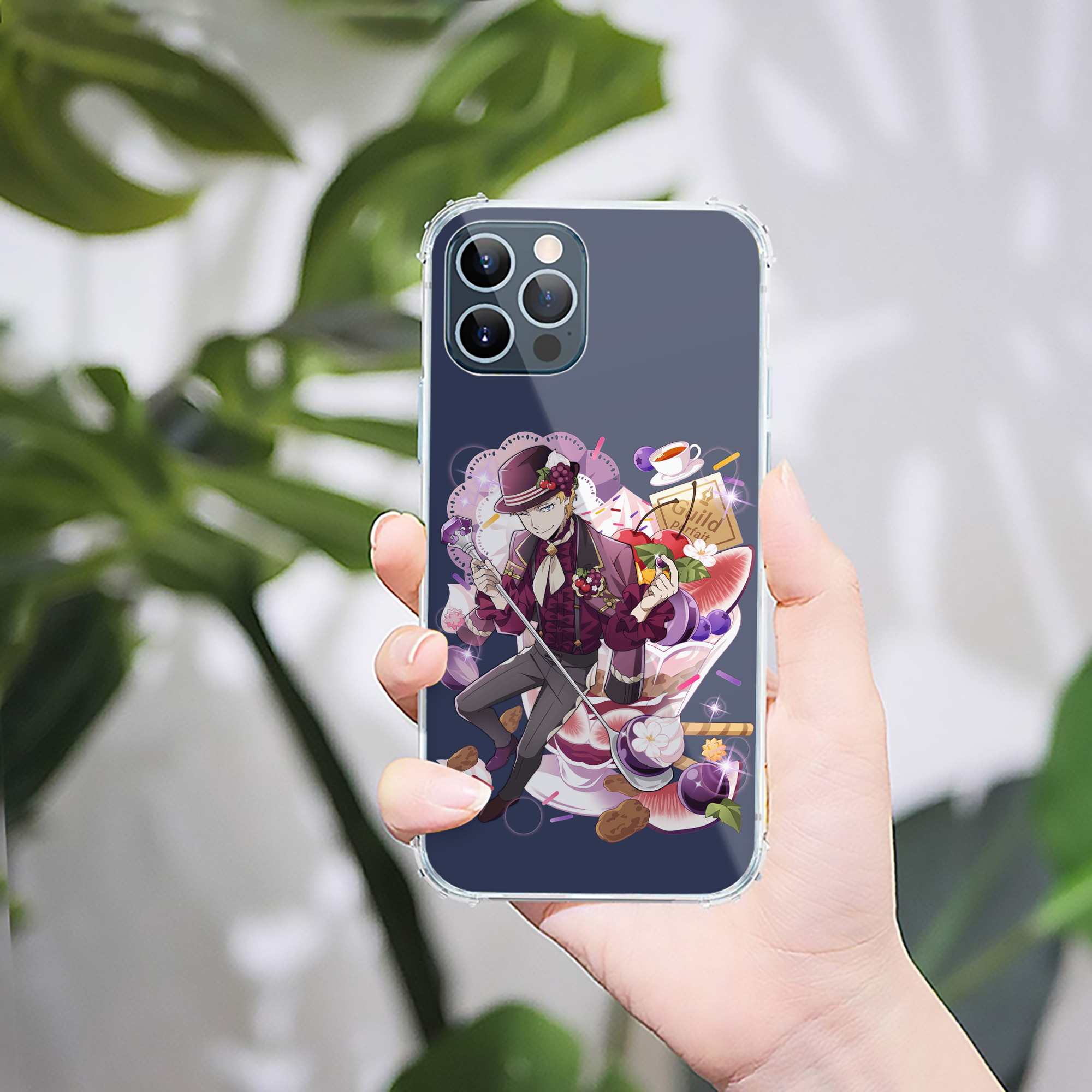 （画像用） 文豪ストレイドッグス Bungo Stray Dogs 【iPhone 12シリーズ対応】透明スマホケース（クリアソフトケース）
